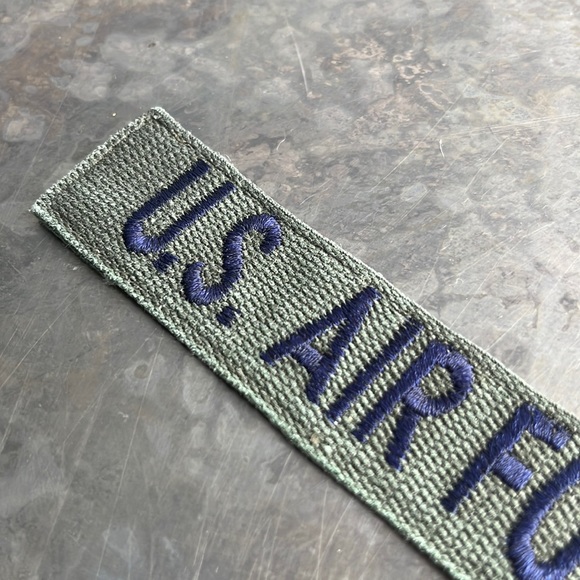 U.S. AIR FORCE embroidered tape patch - vintage - Picture 6 of 10